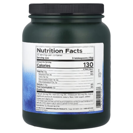 Swanson Vitamins Lecitina de Girassol em Pó 454 g (1 lb) — foto 2