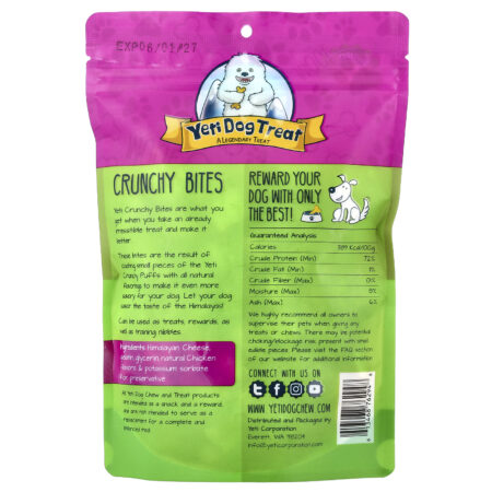 Yeti Dog Chew Crunchy Bites Para Cães Fígado de Frango 110 g (4 oz) — foto 2
