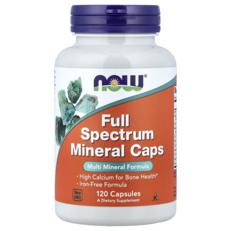 NOW Foods Cápsulas Minerais de Full Spectrum 120 Cápsulas — foto 1