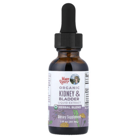 MaryRuths Extrato Líquido Orgânico para Rins e Bexiga Sem Álcool 30 ml (1 fl oz) — foto 3