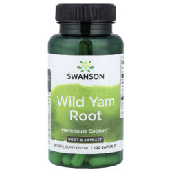 Swanson Vitamins Raiz de Inhame Selvagem 100 Cápsulas