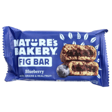 Natures Bakery Barra de Figo Mirtilo 6 Embalagens Individuais 57 g (2 oz) Cada — foto 3
