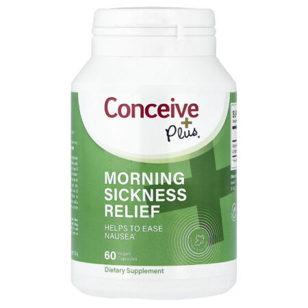 Conceive Plus Alívio do Enjoo Matinal 60 Cápsulas Veganas (500 mg por Cápsula) — foto 1