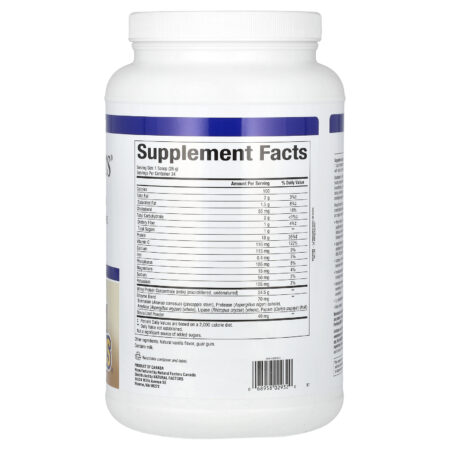 Natural Factors Whey Factors Proteína Whey de Gado Criado no Pasto Baunilha Francesa Natural 907 g (2 lb) — foto 2