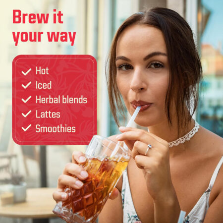 Cederberg Tea Co Chá de Ervas Orgânicas da África do Sul Rooibos Vermelho Sem Cafeína 30 Saquinhos de Chá 75 g (26 oz) — foto 3