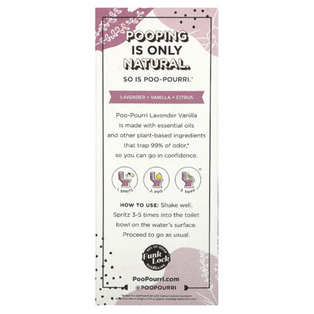 Poo-Pourri Spray Higiênico Before-You-Go® Lavanda e Baunilha 59 ml (2 fl oz) — foto 3
