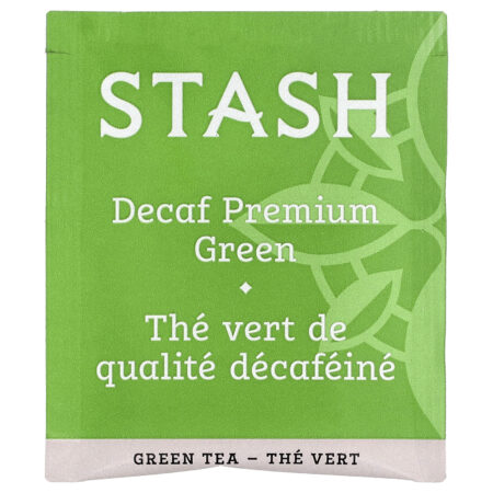 Stash Tea Chá Verde Verde Premium Descafeinado 18 Saquinhos de Chá 33 g (11 oz) — foto 3