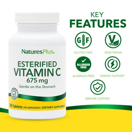 NaturePlus Vitamina C Esterificada 675 mg 90 Comprimidos — foto 3 NaturePlus Vitamina C Esterificada 675 mg 90 Comprimidos — foto 3