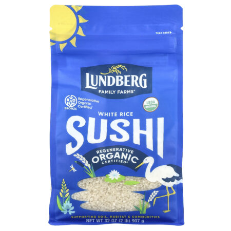 Lundberg Sushi de Arroz Branco Orgânico 907 g (32 oz) — foto 1