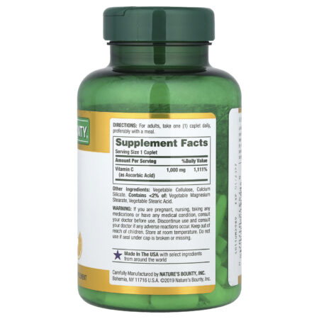 Natures Bounty Vitamina C 1.000 mg 100 Cápsulas — foto 2