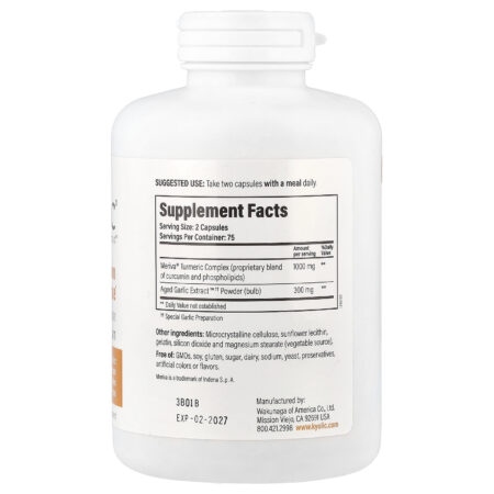 Kyolic Aged Garlic Extract™ Resposta Saudável a Inflamações 150 Cápsulas — foto 2