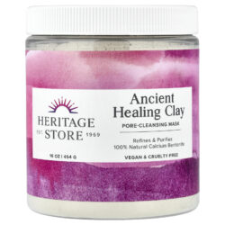 Heritage Store Argila Curativa Milenar Máscara de Beleza para Limpeza dos Poros 454 g (16 oz)