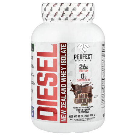 PERFECT Sports Óleo de Whey Isolado de Whey da Nova Zelândia Chocolate ao Leite 908 g (2 lb) — foto 1
