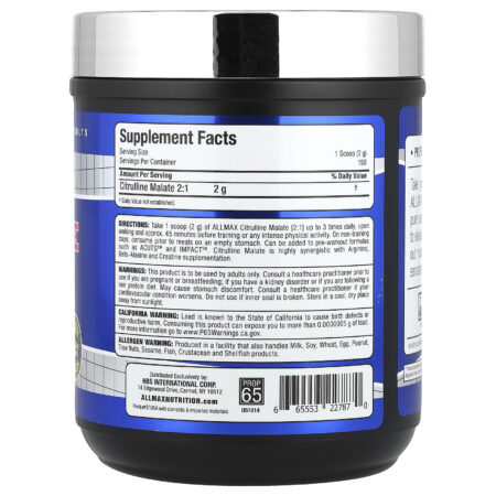 ALLMAX Essentials Citrulina Malato 2:1 300 g (1058 oz) — foto 2