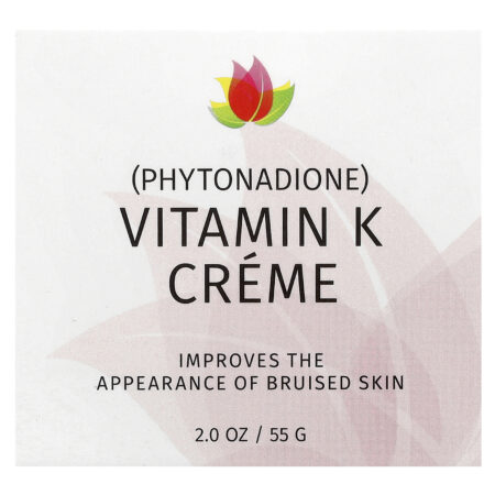 Reviva Labs Creme de Vitamina K Todos os Tipos de Pele 55 g (2 oz) — foto 2 Reviva Labs Creme de Vitamina K Todos os Tipos de Pele 55 g (2 oz) — foto 2