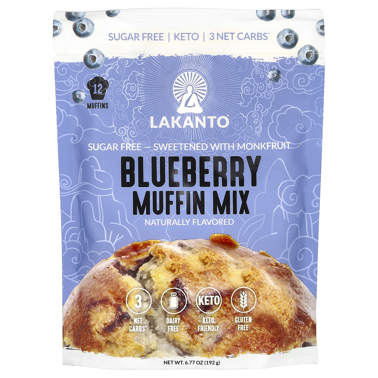Lakanto Mix de Muffin de Mirtilo 192 g (677 oz) — foto 1 Lakanto Mix de Muffin de Mirtilo 192 g (677 oz)
