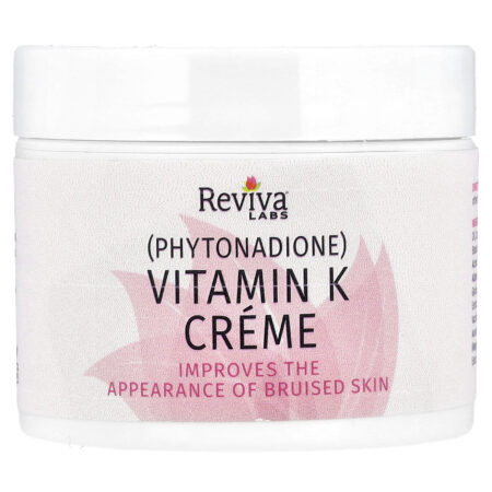 Reviva Labs Creme de Vitamina K Todos os Tipos de Pele 55 g (2 oz) — foto 1 Reviva Labs Creme de Vitamina K Todos os Tipos de Pele 55 g (2 oz) — foto 1