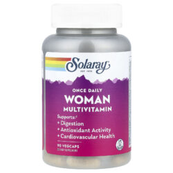 Solaray Once Daily Mulher Multivitamínico 90 VegCaps