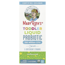 MaryRuths Probiótico em Gotas para Crianças Pequenas Cocomelon™ Para Idades de 1 a 3 Anos Sem Sabor 30 ml (1 fl oz)