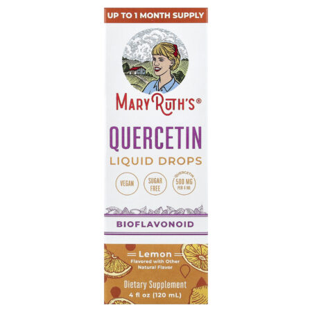 MaryRuths Gotas de Quercetina Limão 120 ml (4 fl oz) — foto 1