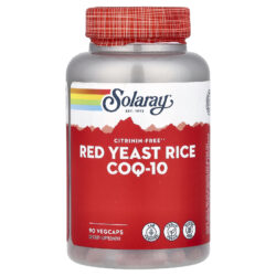 Solaray Levedura de Arroz Vermelho CoQ-10 90 VegCaps