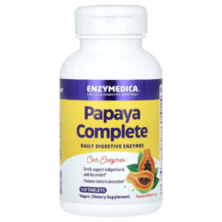 Enzymedica Mamão Completo Mamão e Menta 120 Comprimidos