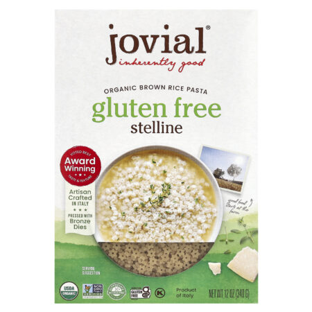 Jovial Macarrão de Arroz Integral Orgânico Stelline 340 g (12 oz) — foto 1