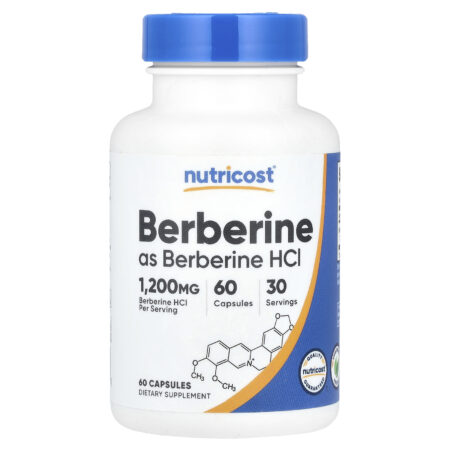 Nutricost Berberina 60 Cápsulas (600 mg por Cápsula) — foto 1