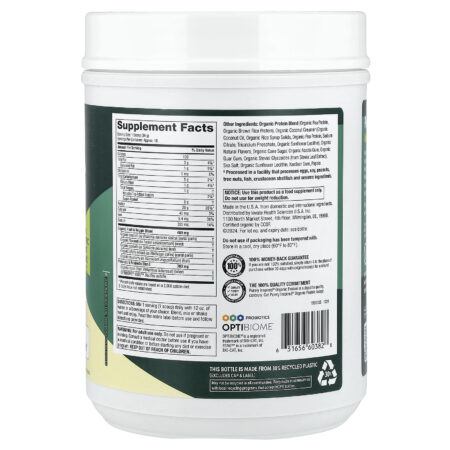 Purely Inspired Proteína Orgânica Shake Nutritivo à Base de Plantas Baunilha Francesa 680 g (150 lbs) — foto 2