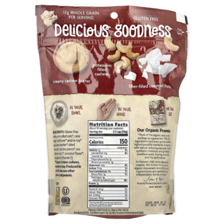 Natures Path Granola Crocante Manteiga de Caju e Coco 312 g (11 oz) — foto 2