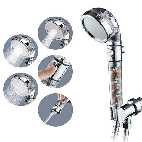 Chuveiro de Alta Pressão com Filtragem Iônica - Modern Shower