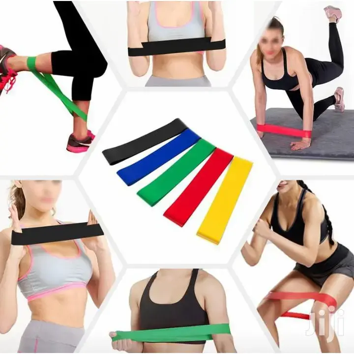 Kit 5 Mini Band Elastico Exercicio Treino Em Casa Academia | Shopee Brasil