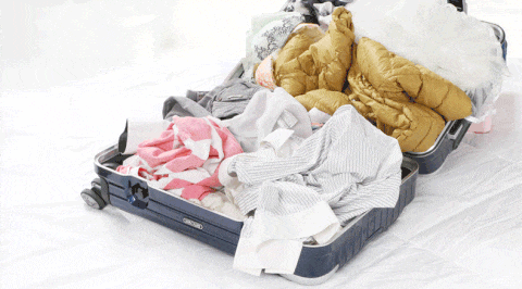 Kit Organizador de Malas Laundry Pouch - 6 Unidades
