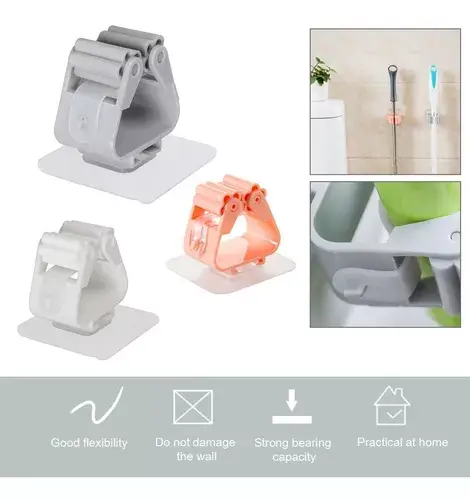 Suporte De Parede Para Vassoura Ou Rodo- Promoção- 2 Unids