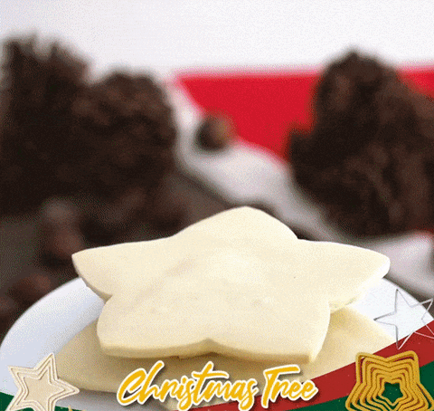 Conjunto Moldes de árvore de Natal 3D - 6 Peças