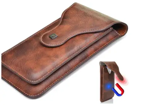 Bolsa de Couro para Celular