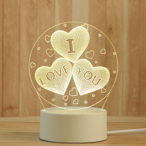 Luminária 3D - Luminárias LED Decorativas 3D - achatudostore