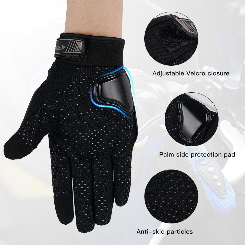 Luva Motociclista Couro Resistente Impermeavel - Hand Shield