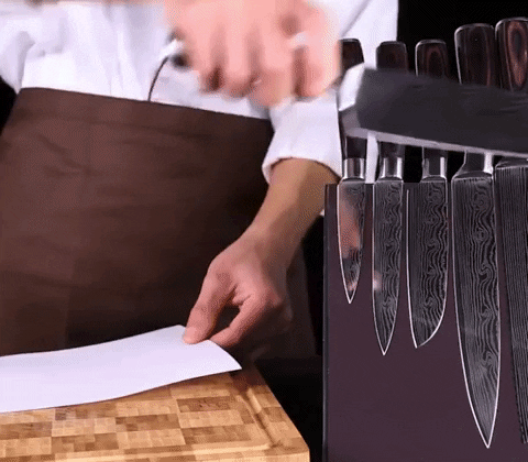 Faca do Chef Forjada em Aço de Alta Qualidade