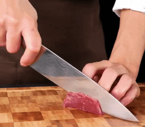 Faca do Chef Forjada em Aço de Alta Qualidade