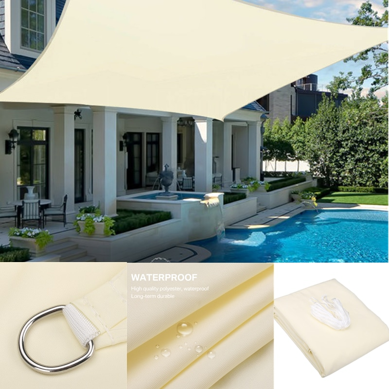 Toldo Tela Solar Quadrangular Bege