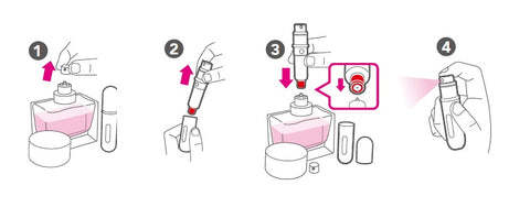 Frasco Portátil de Perfume Recarregável 8ml
