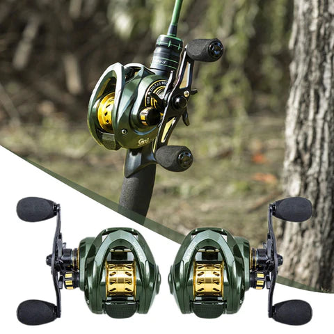 Carretilha de Pesca Anti Cabeleira 14 Rolamentos - Titan Pro