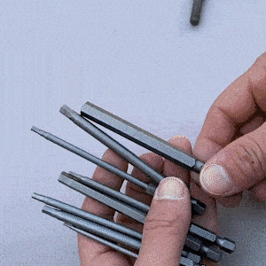 Kit Completo Brocas Hexagonal Magnética 7 Peças