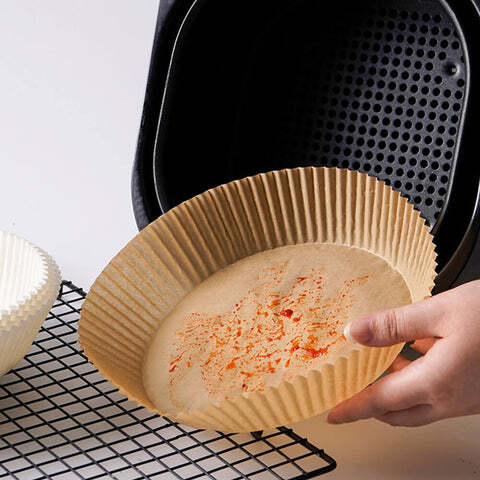 Forro de Papel Protetor Antiaderente para Air Fryer