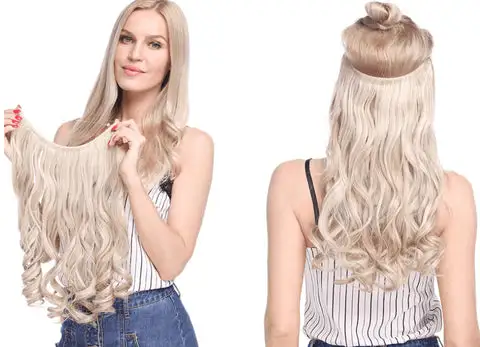 Aplique Mágico de Cabelo Fio Invisível